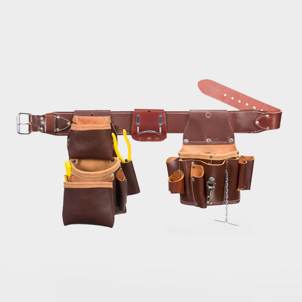 Electrician’s Master Leather Tool Belt Set
