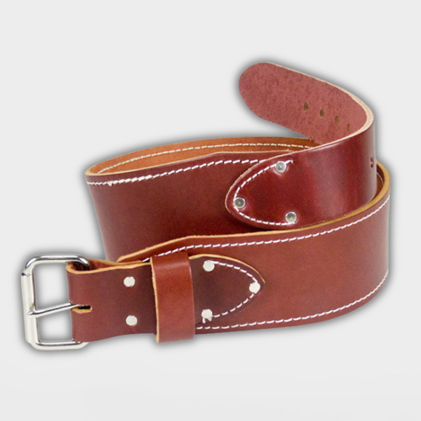 Heavy-Duty Leather Work Belt – 3" Wide
