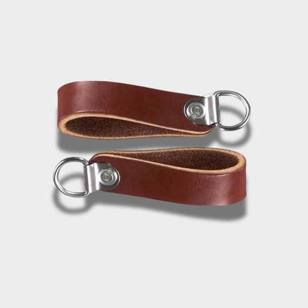 Leather Utility Belt Loop with D-Ring