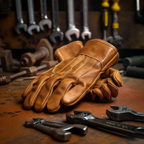 MachinistX Extreme Protection Leather Gloves