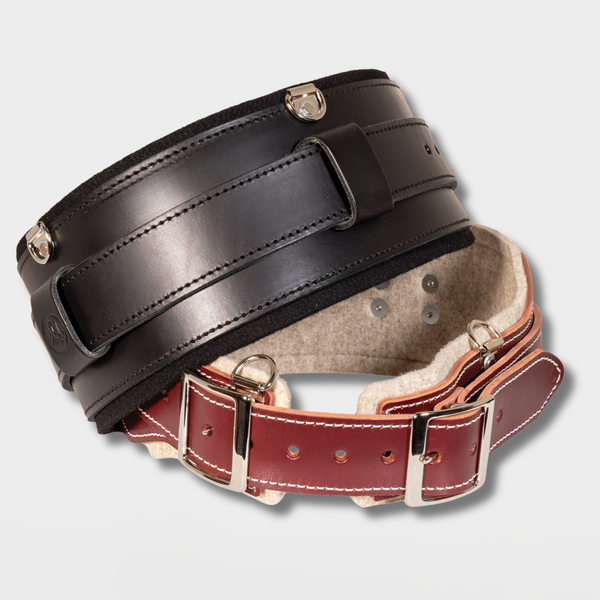 Padded Leather Work Belt – 4" Wide | 5-Year Guarantee
