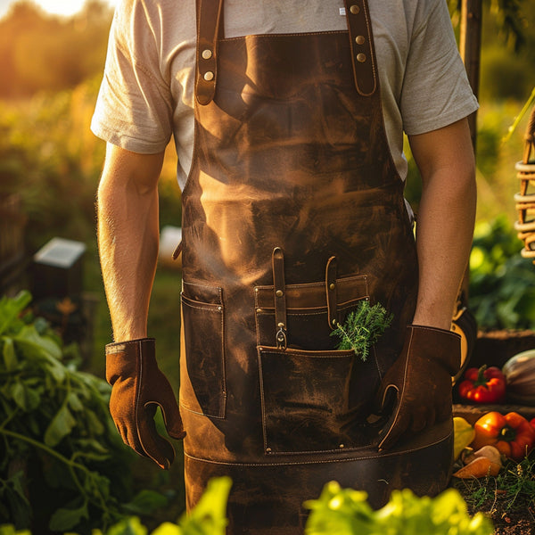 Pioneer Farmstead Leather Apron