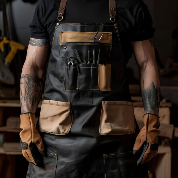 Rugged Craftsman Leather Apron