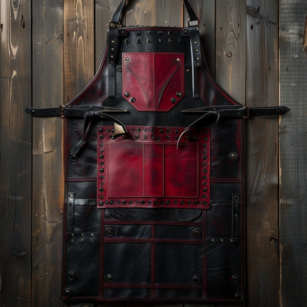 TitanForge Heat-Resistant Leather Apron
