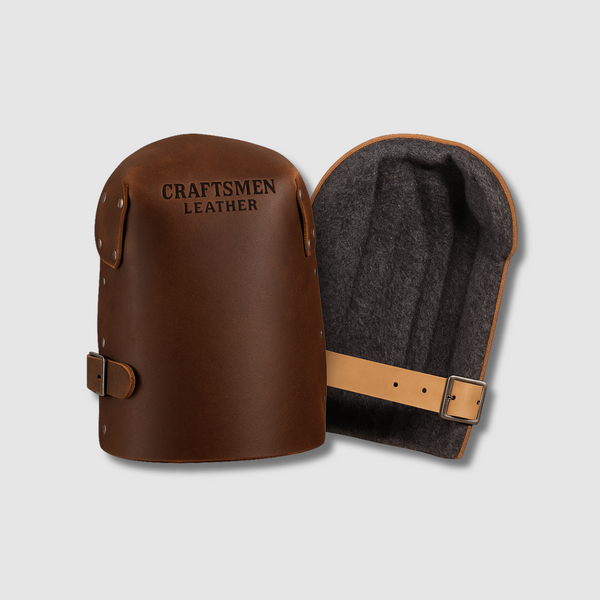 Tradesman Leather Knee Pad – Heavy-Duty Work Gear